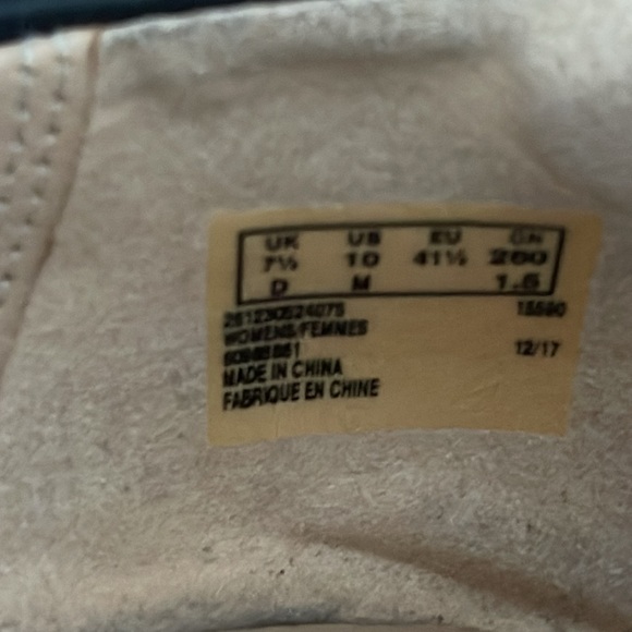 Clarks Grace Lily black leather ballet flats plus cushion. US size 10 used - Picture 5 of 6